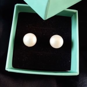 A New 925 Sterling Silver Pearl Earrings